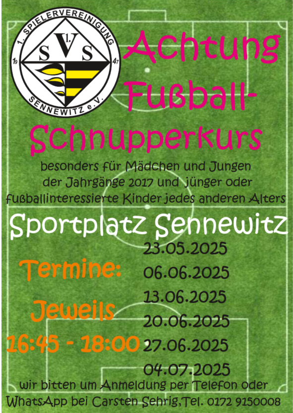 schnuppertraining